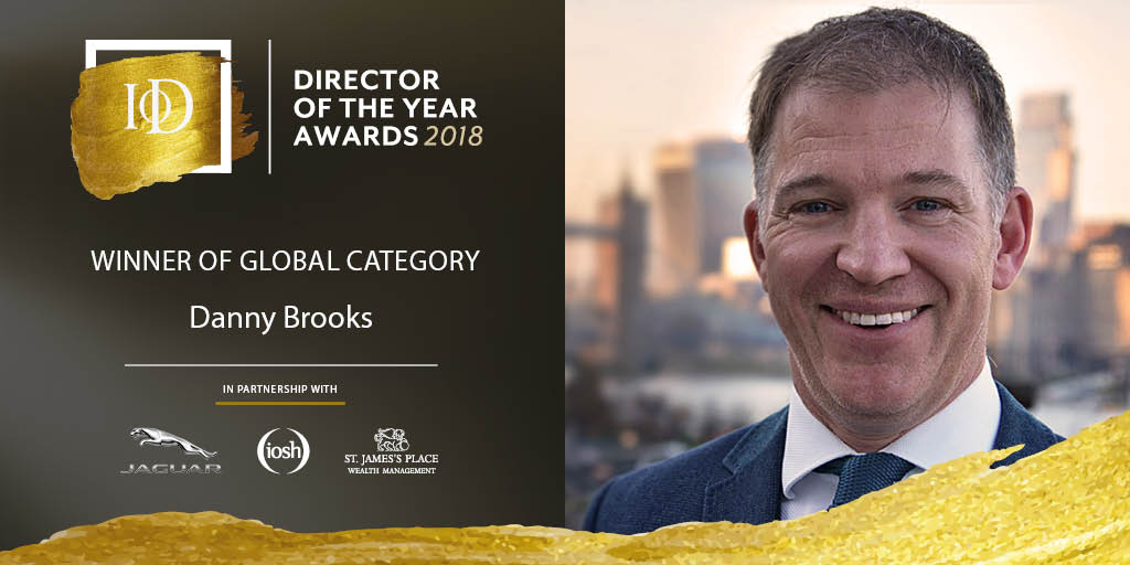 Danny Brooks VHR Global Technical Recruitment IoD Awards Global Director of the Year