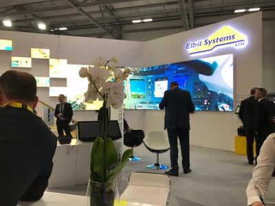 Virtual Reality Pilot Training Elbit Systems UK Farnborough Air Show 2018