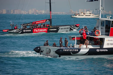 Foiling in The Americas Cup